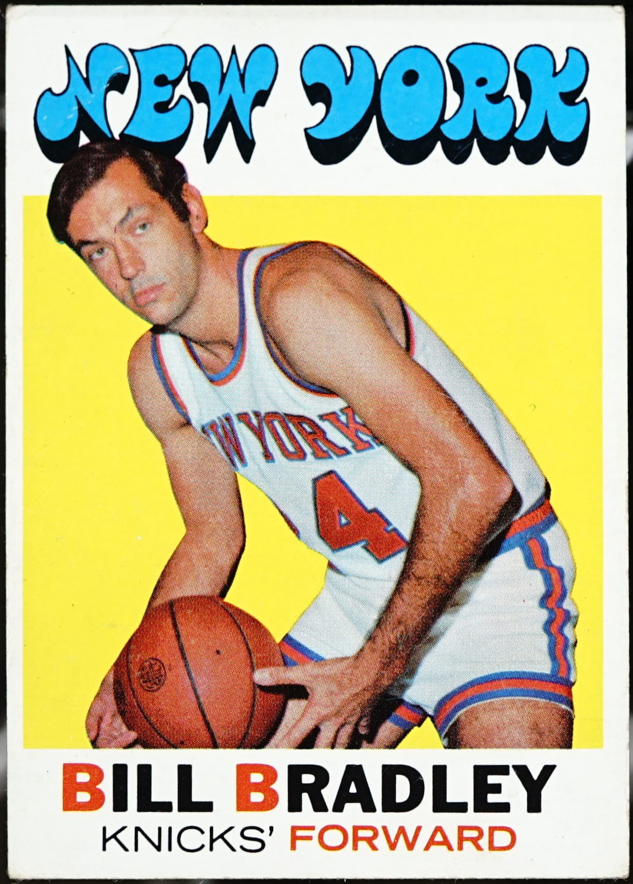 1971-72 Topps Basketball Bill Bradley #2 sehr guter Zustand