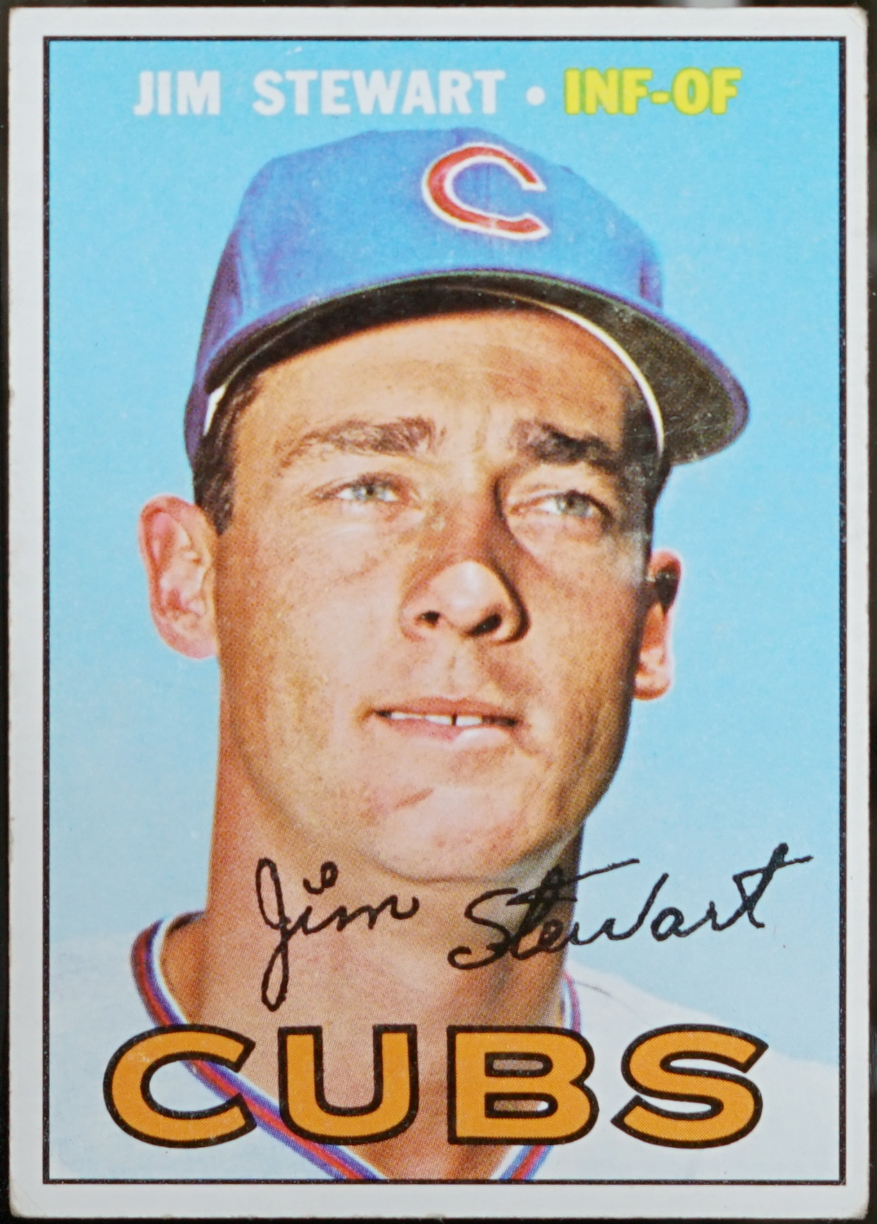 1967 Topps Baseball Jim Stewart #124 VG - Picture 1 of 2