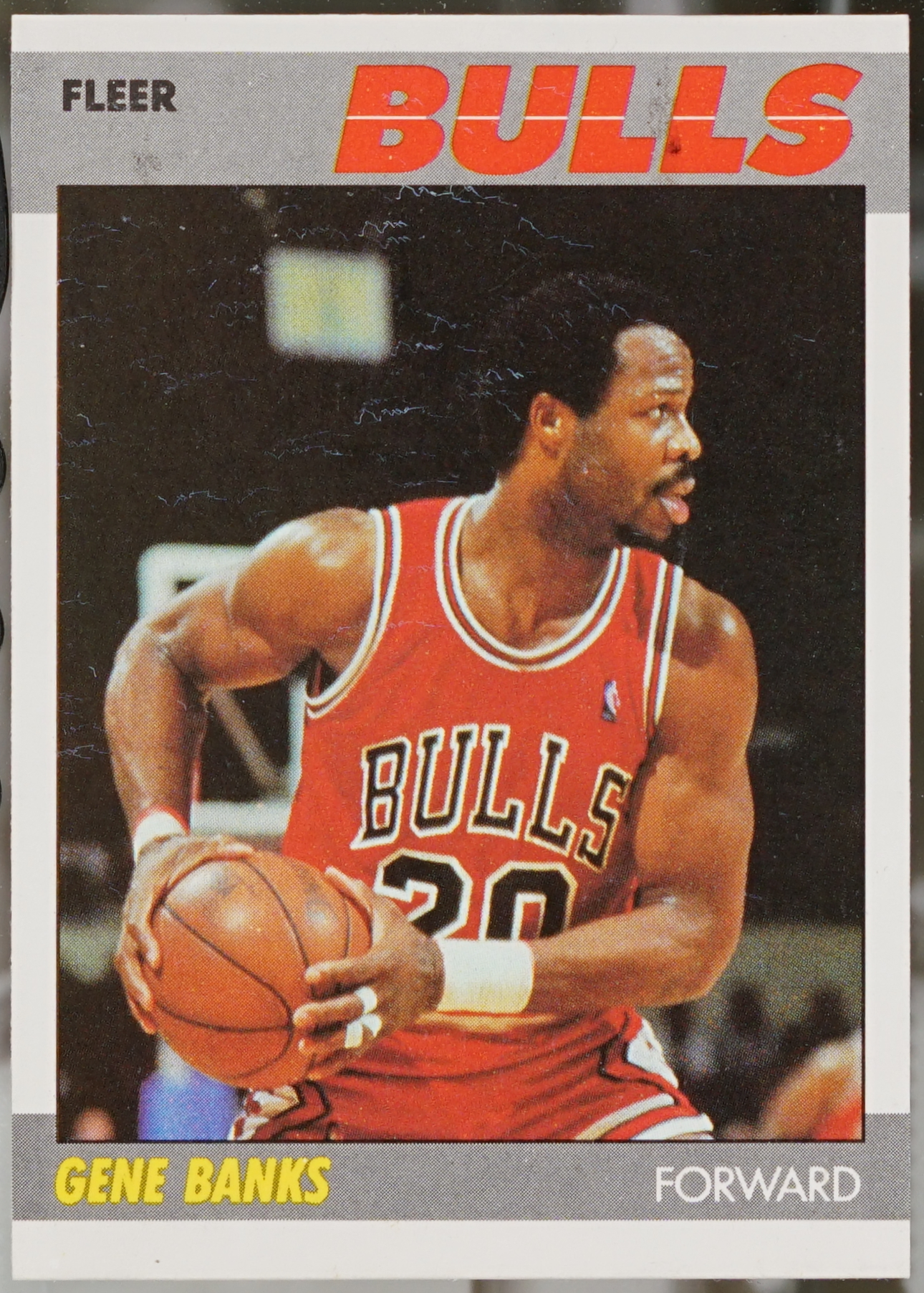 1987-88 Fleer Basketball Gene Banks #8 sehr guter Zustand